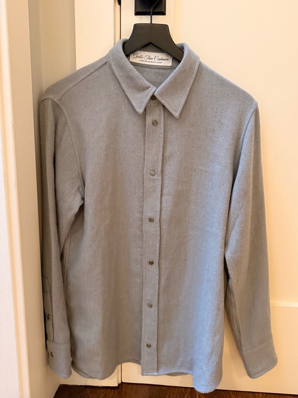 Authentic Gods True Cashmere Shirt- Gray